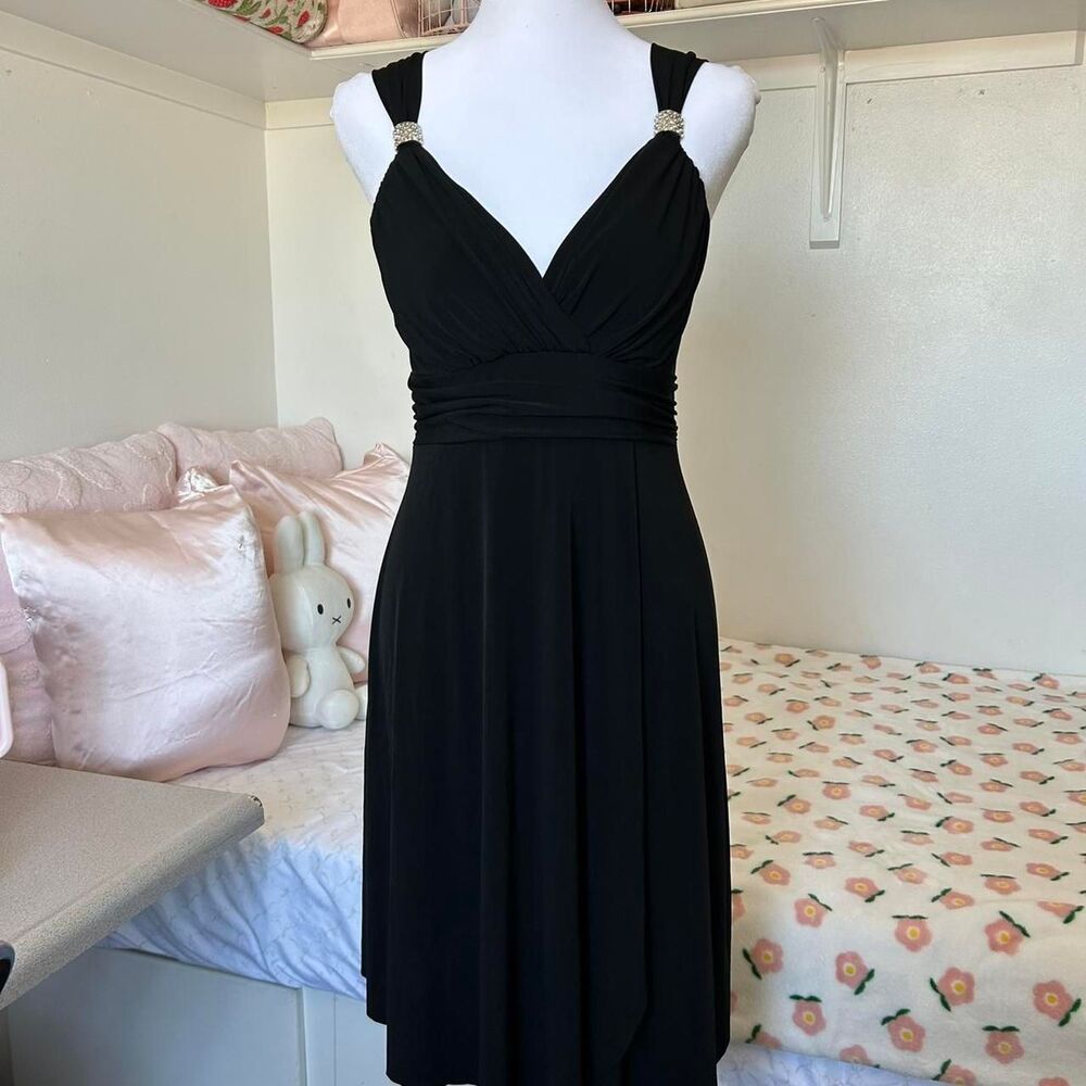 La-belle Women's Black Dress